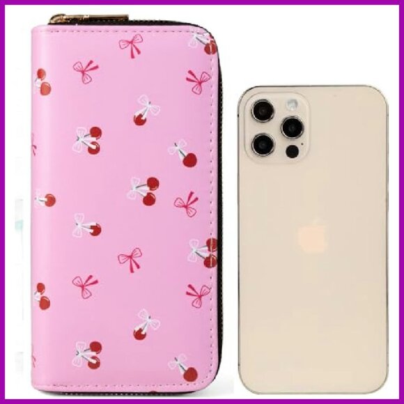 Large Capacity Double Zipper PU Leather Wallet for Women - Picture 7 of 8